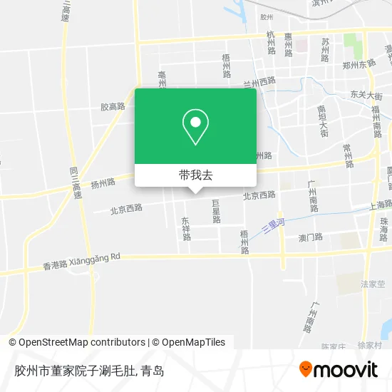 胶州市董家院子涮毛肚地图