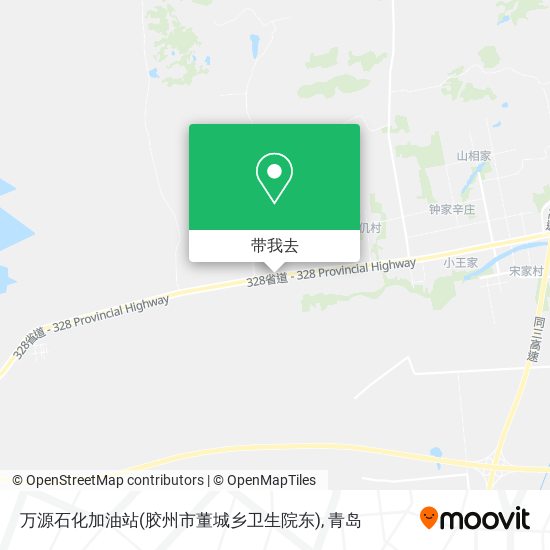 万源石化加油站(胶州市董城乡卫生院东)地图