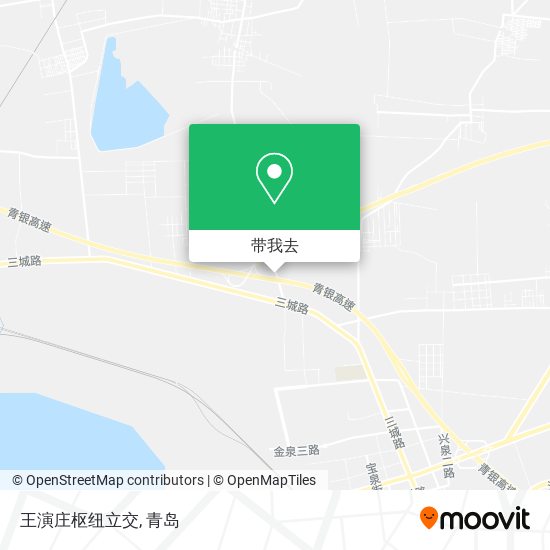 王演庄枢纽立交地图
