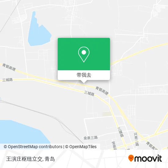 王演庄枢纽立交地图