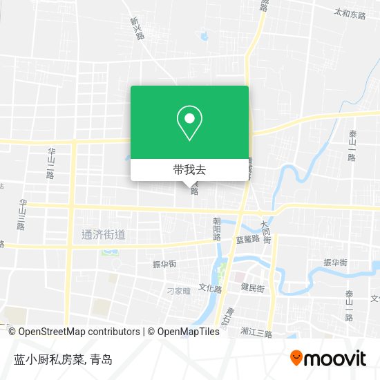 蓝小厨私房菜地图