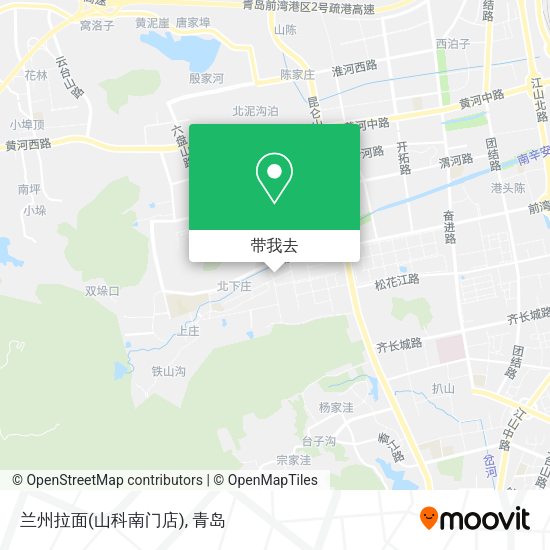 兰州拉面(山科南门店)地图