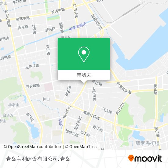 青岛宝利建设有限公司地图