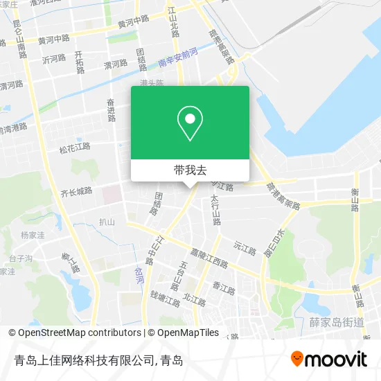 青岛上佳网络科技有限公司地图