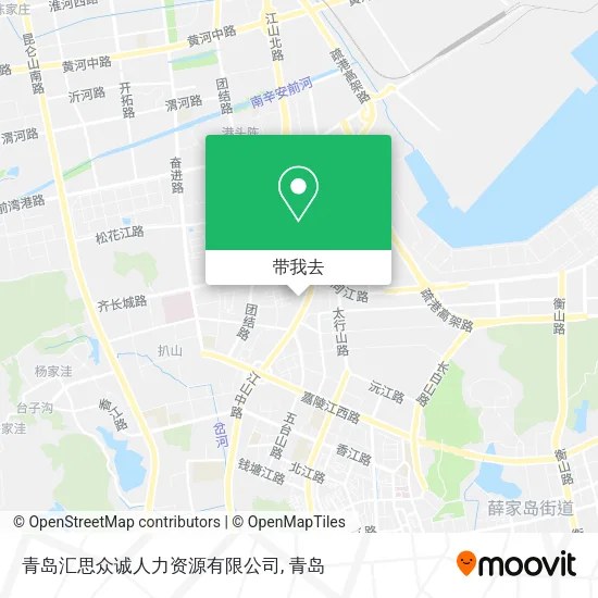 青岛汇思众诚人力资源有限公司地图