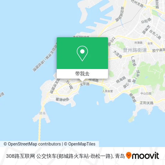 308路互联网 公交快车(郯城路火车站-劲松一路)地图