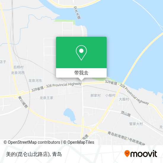 美的(昆仑山北路店)地图