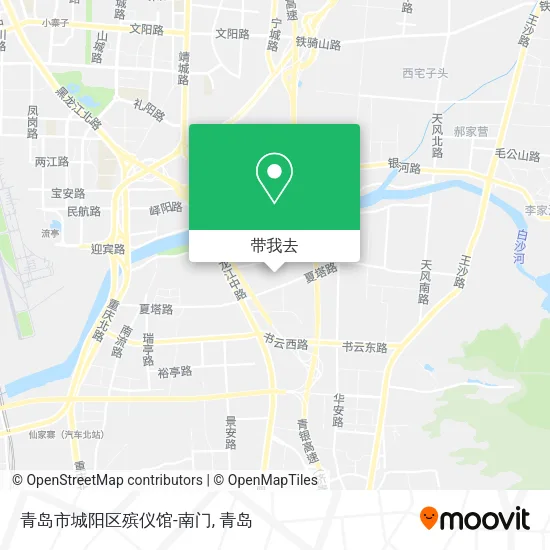 青岛市城阳区殡仪馆-南门地图
