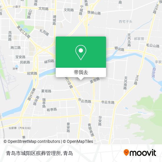 青岛市城阳区殡葬管理所地图