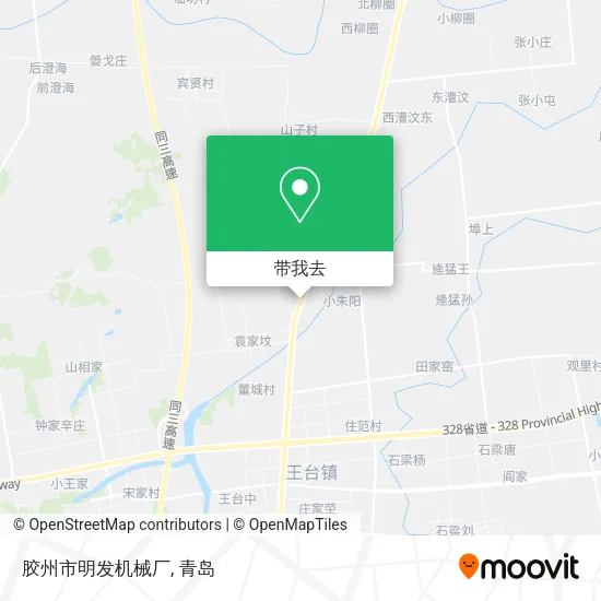 胶州市明发机械厂地图