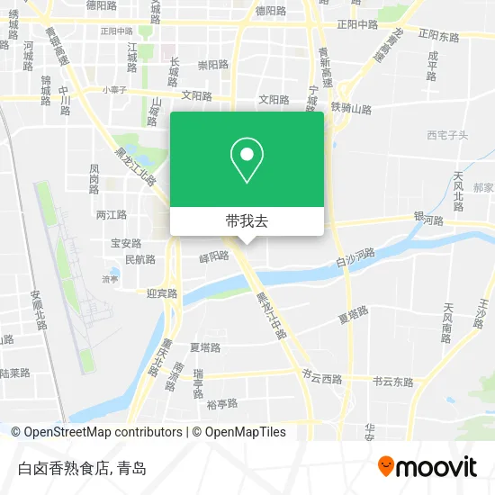 白卤香熟食店地图