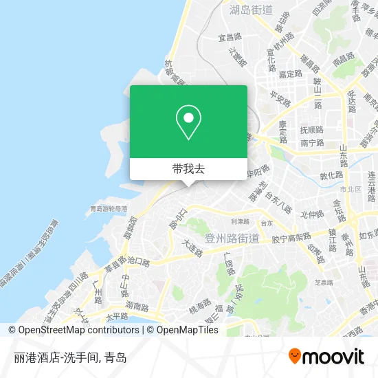 丽港酒店-洗手间地图