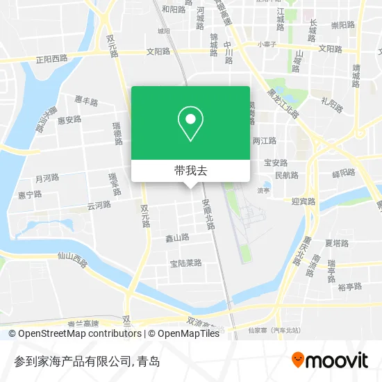 参到家海产品有限公司地图