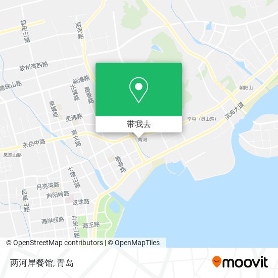 两河岸餐馆地图