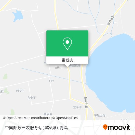 中国邮政三农服务站(崔家滩)地图