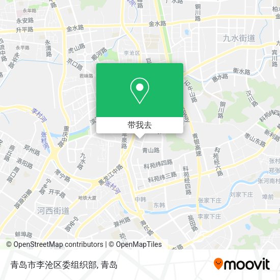 青岛市李沧区委组织部地图