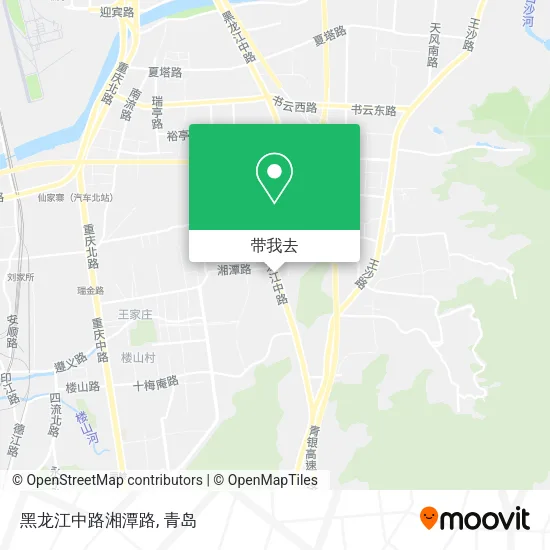 黑龙江中路湘潭路地图