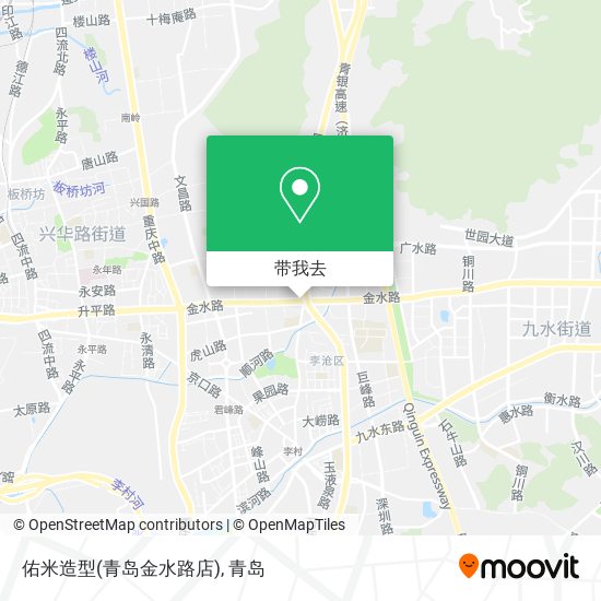 佑米造型(青岛金水路店)地图