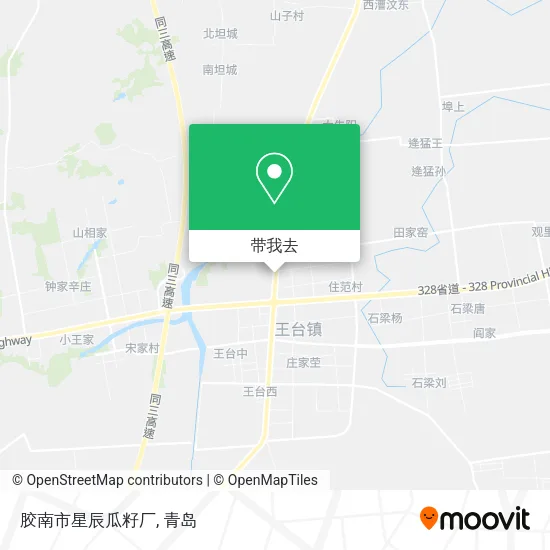 胶南市星辰瓜籽厂地图