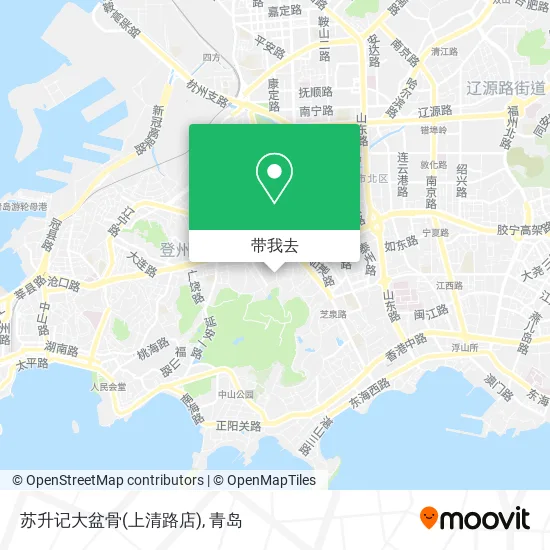 苏升记大盆骨(上清路店)地图