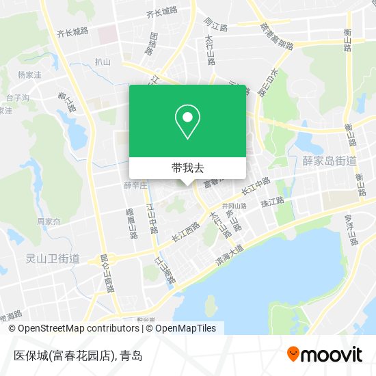 医保城(富春花园店)地图