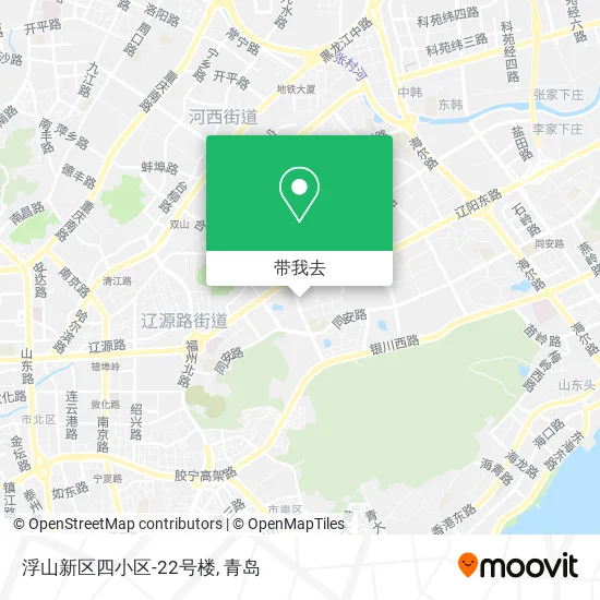 浮山新区四小区-22号楼地图