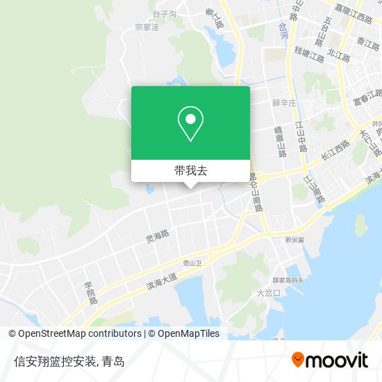 信安翔篮控安装地图