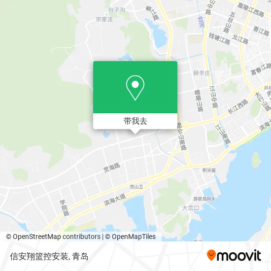 信安翔篮控安装地图