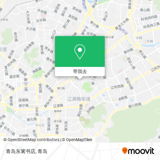 青岛东篱书店地图
