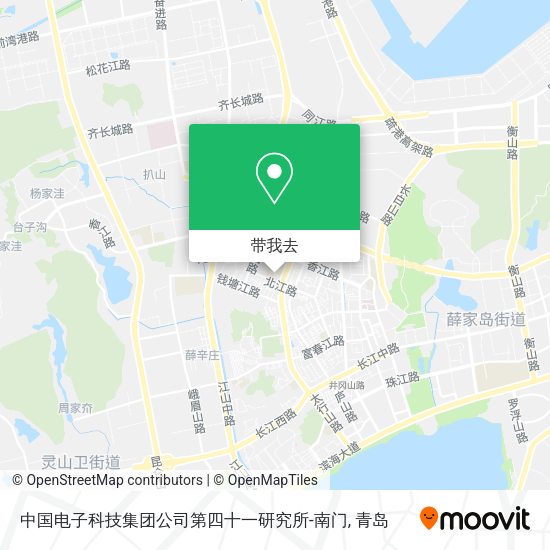 中国电子科技集团公司第四十一研究所-南门地图