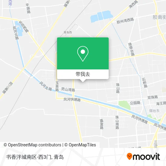 书香泮城南区-西3门地图