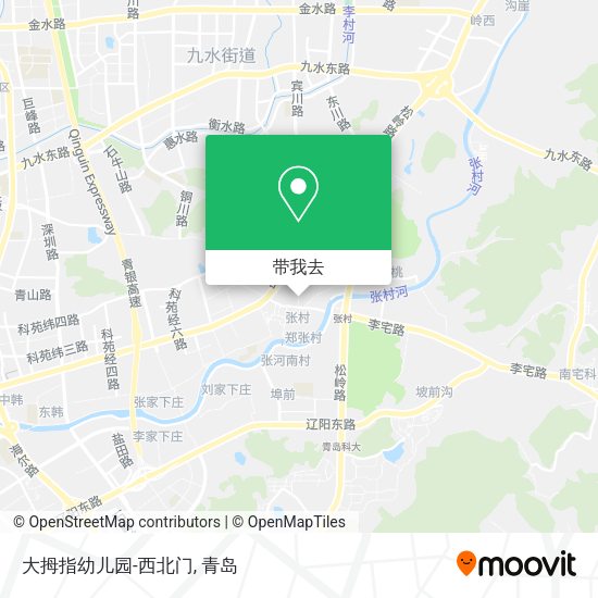 大拇指幼儿园-西北门地图