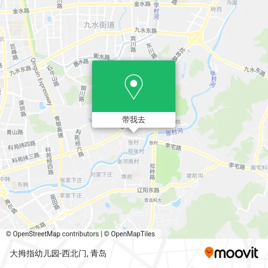 大拇指幼儿园-西北门地图