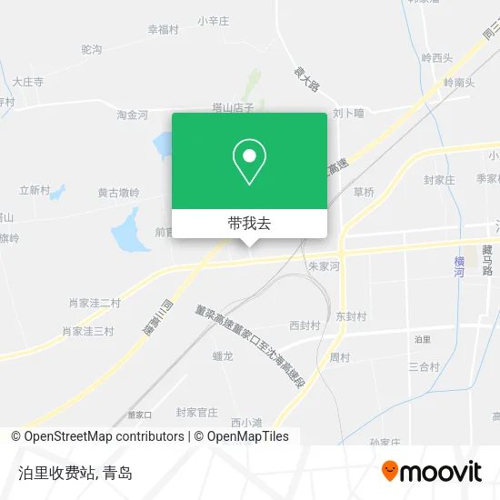 泊里收费站地图