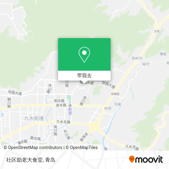社区助老大食堂地图