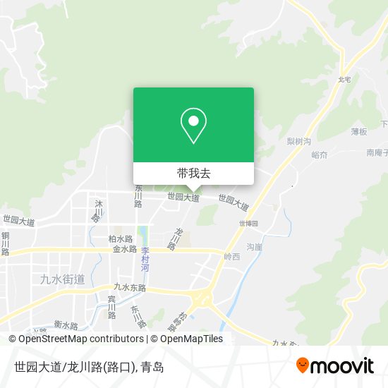 世园大道/龙川路(路口)地图