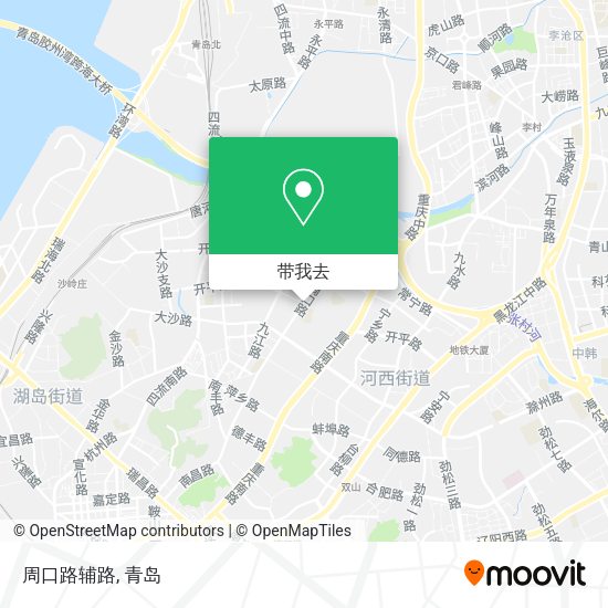 周口路辅路地图