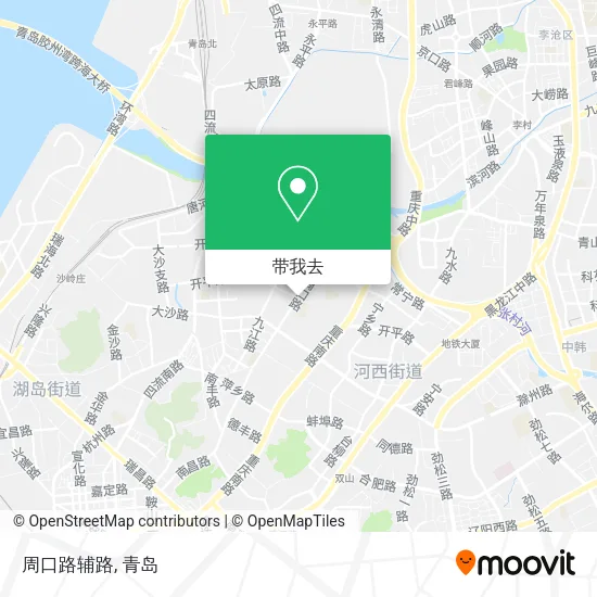 周口路辅路地图
