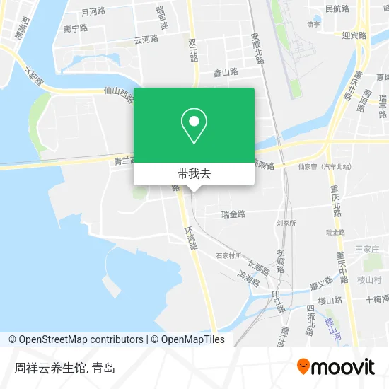 周祥云养生馆地图