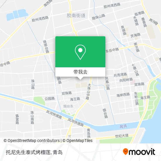 托尼先生泰式烤榴莲地图
