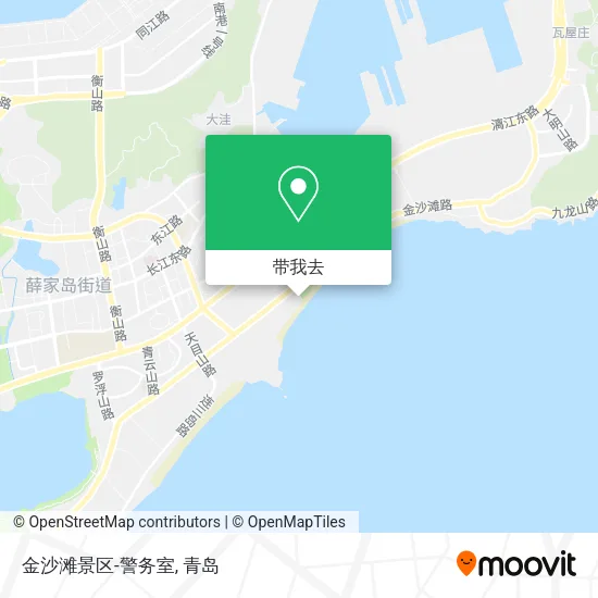 金沙滩景区-警务室地图