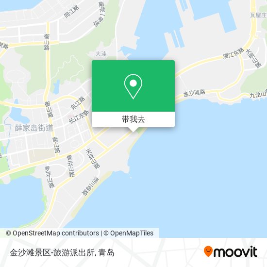 金沙滩景区-旅游派出所地图