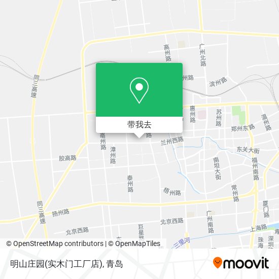 明山庄园(实木门工厂店)地图