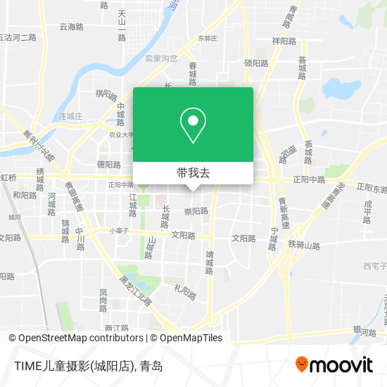 TIME儿童摄影(城阳店)地图