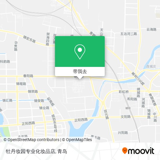牡丹妆园专业化妆品店地图