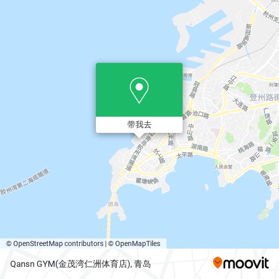 Qansn GYM(金茂湾仁洲体育店)地图