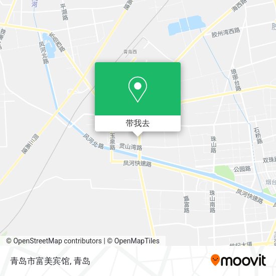 青岛市富美宾馆地图