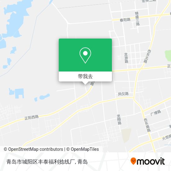 青岛市城阳区丰泰福利捻线厂地图