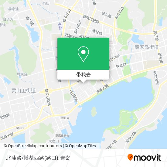 北油路/博萃西路(路口)地图