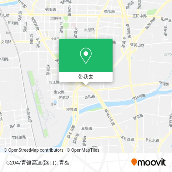 G204/青银高速(路口)地图